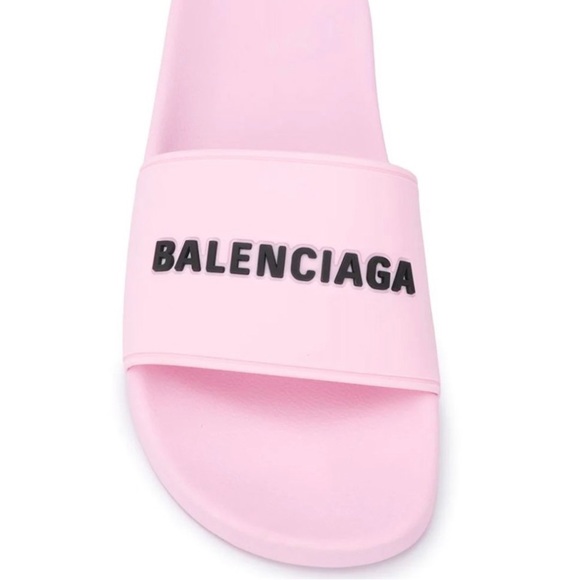 Balenciaga Baby Pink Slides 👙👙🌴🌴 - Picture 1 of 5